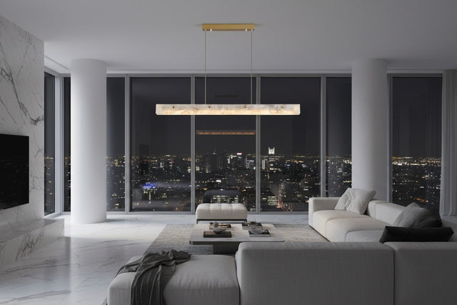 Spanish Marble LED Kitchen Island Dining Chandelier-ChandeliersDecor.com