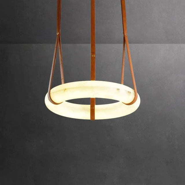 Spanish Marble Ring Lustre Chandelier Lighting-ChandeliersDecor.com