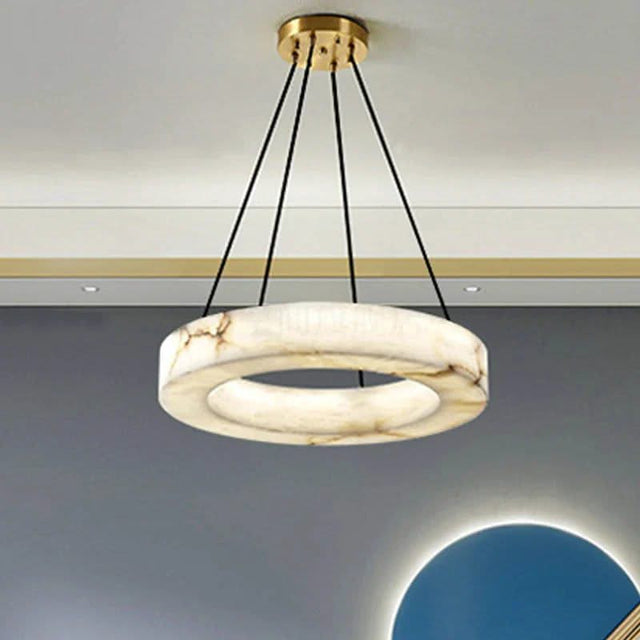Spanish Natural Marble Chandelier-ChandeliersDecor.com