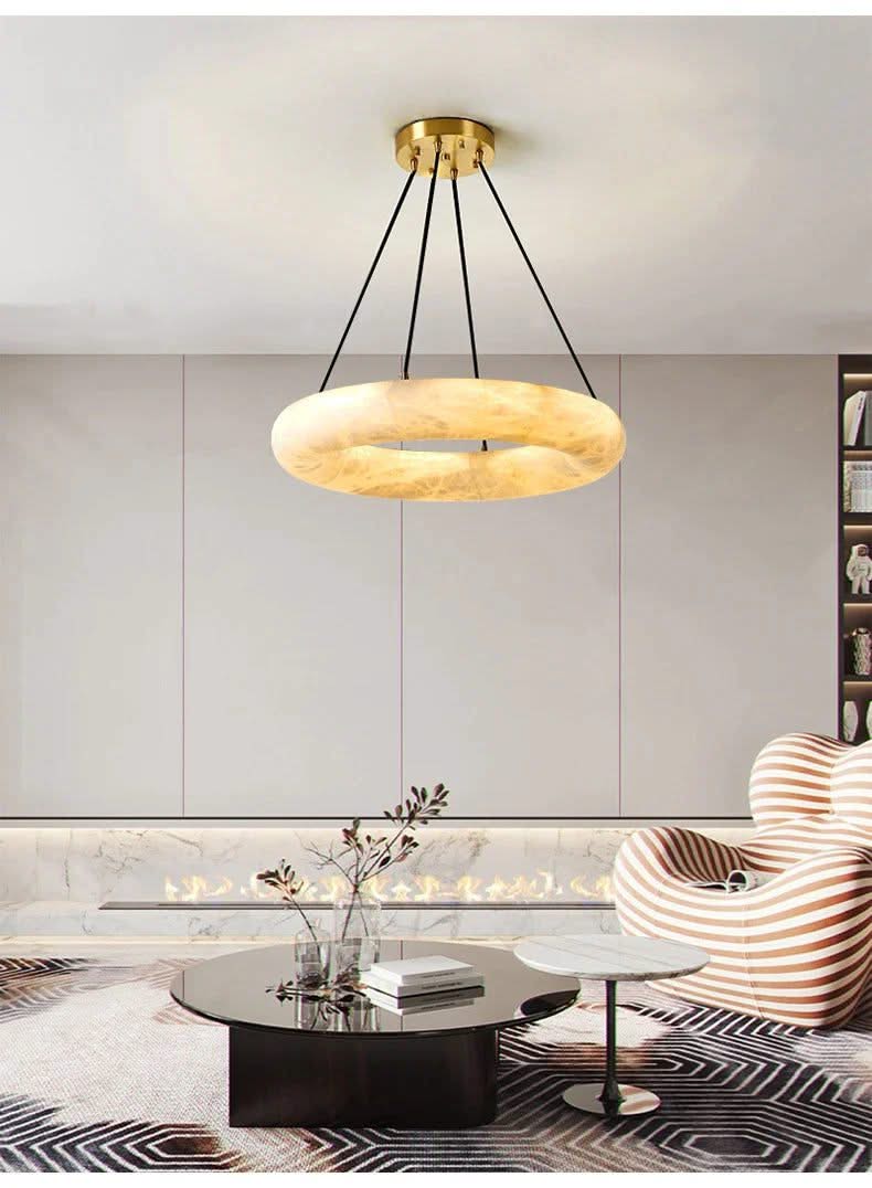 Spanish Natural Marble Chandelier-ChandeliersDecor.com