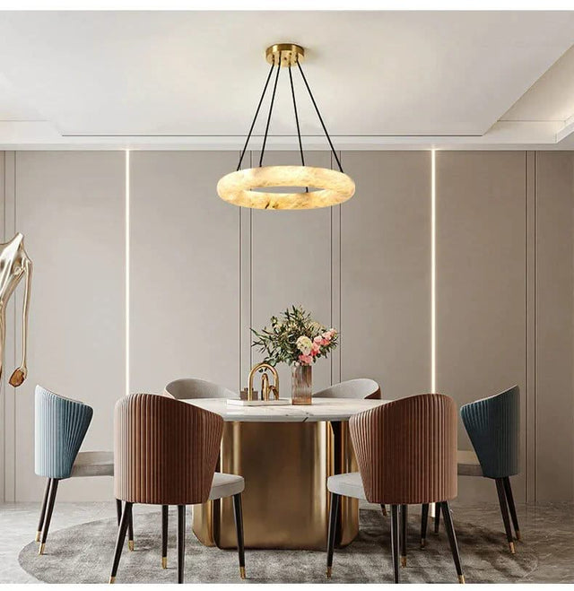Spanish Natural Marble Chandelier-ChandeliersDecor.com