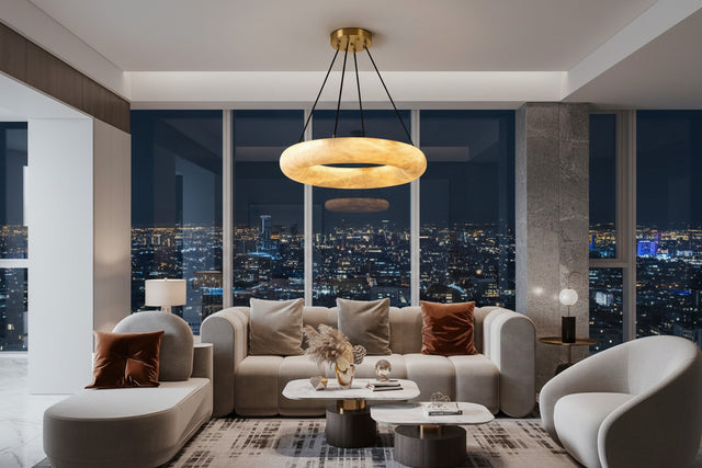 Spanish Natural Marble Chandelier-ChandeliersDecor.com