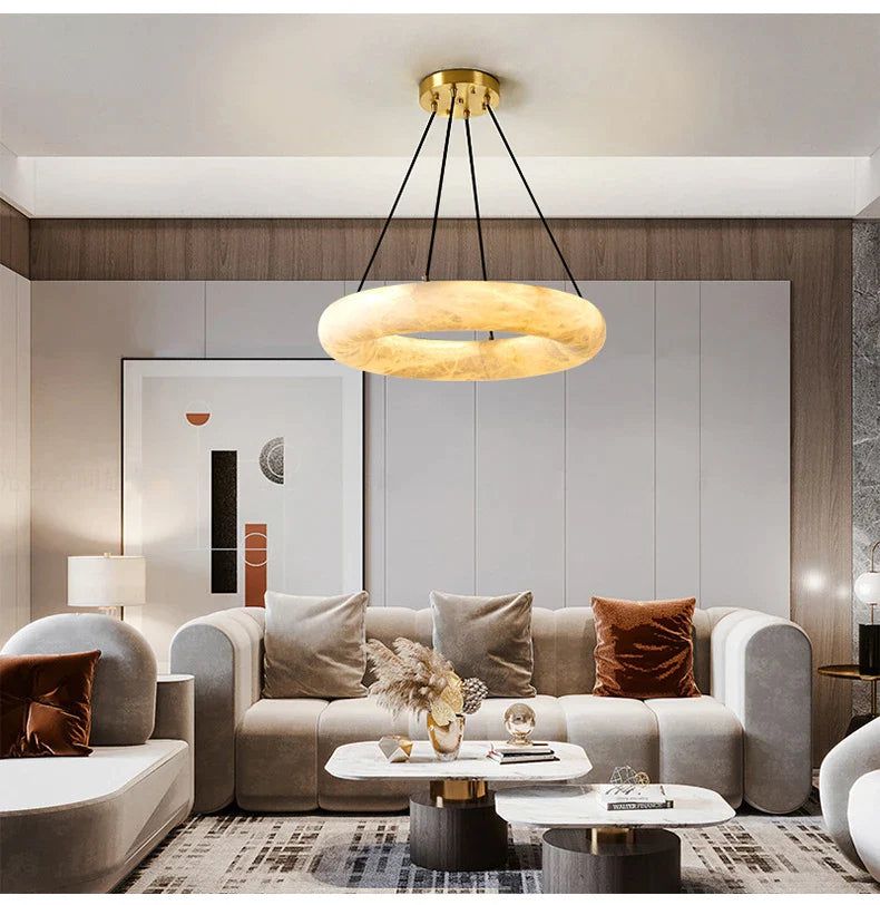 ChandeliersDecor.com-Chandeliers-Spanish Natural Marble Chandelier