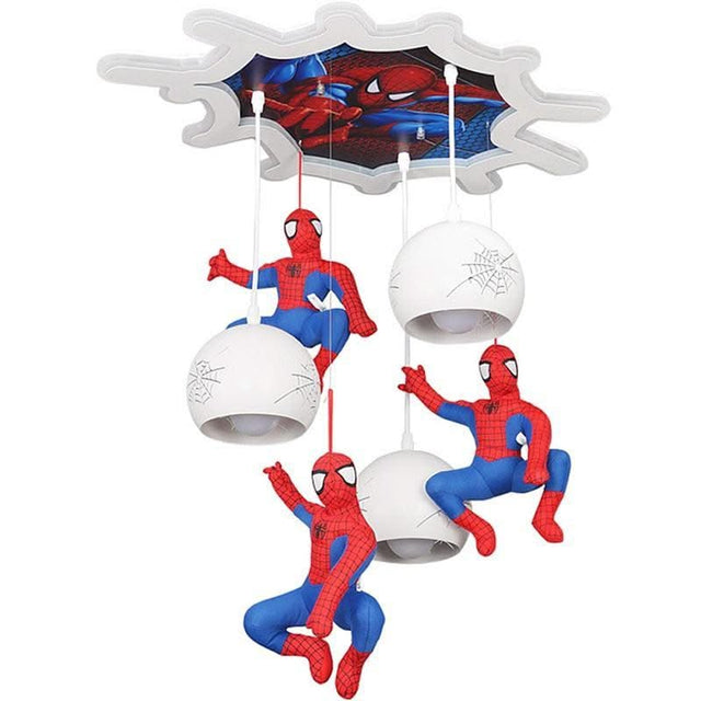 ChandeliersDecor.com-Kids Room Nursery Lighting-Spiderman Pendant Light - Art Deco Lighting for Kids Room