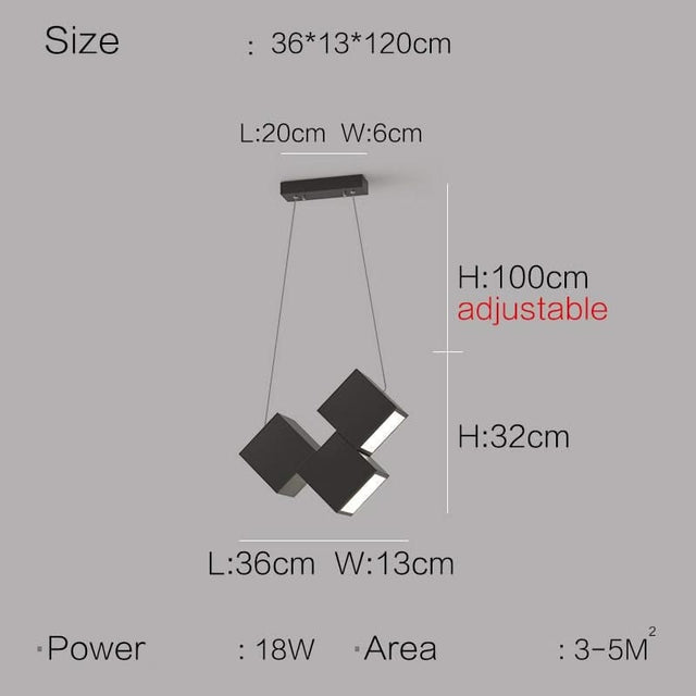 Square Blocks Pendant Light-ChandeliersDecor.com