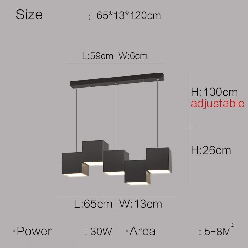 Square Blocks Pendant Light-ChandeliersDecor.com