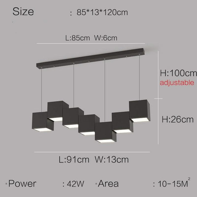 Square Blocks Pendant Light-ChandeliersDecor.com