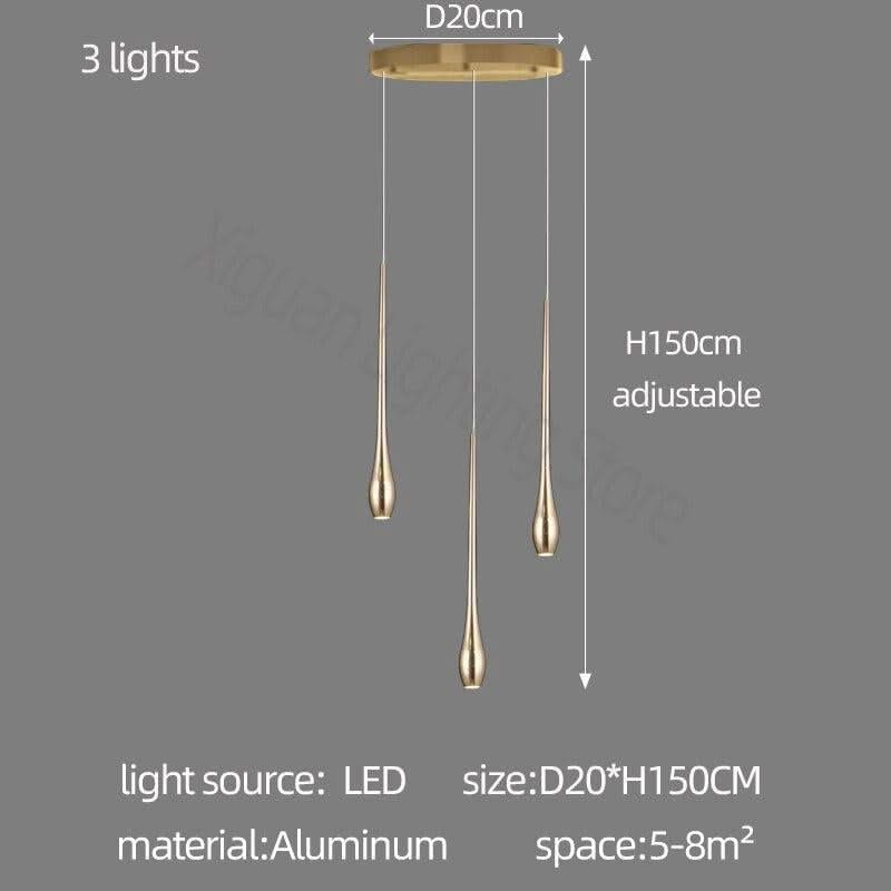 ChandeliersDecor.com-Staircase Chandelier-Staircase Chandelier - Unique Circular Cone Ambience