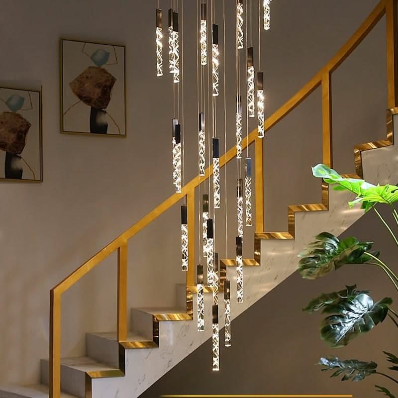 ChandeliersDecor.com-Staircase Chandelier-Staircase Crystal Chandelier Light