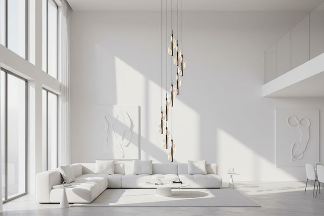 Staircase Spiral Chandelier: Illuminate with Elegance-ChandeliersDecor.com