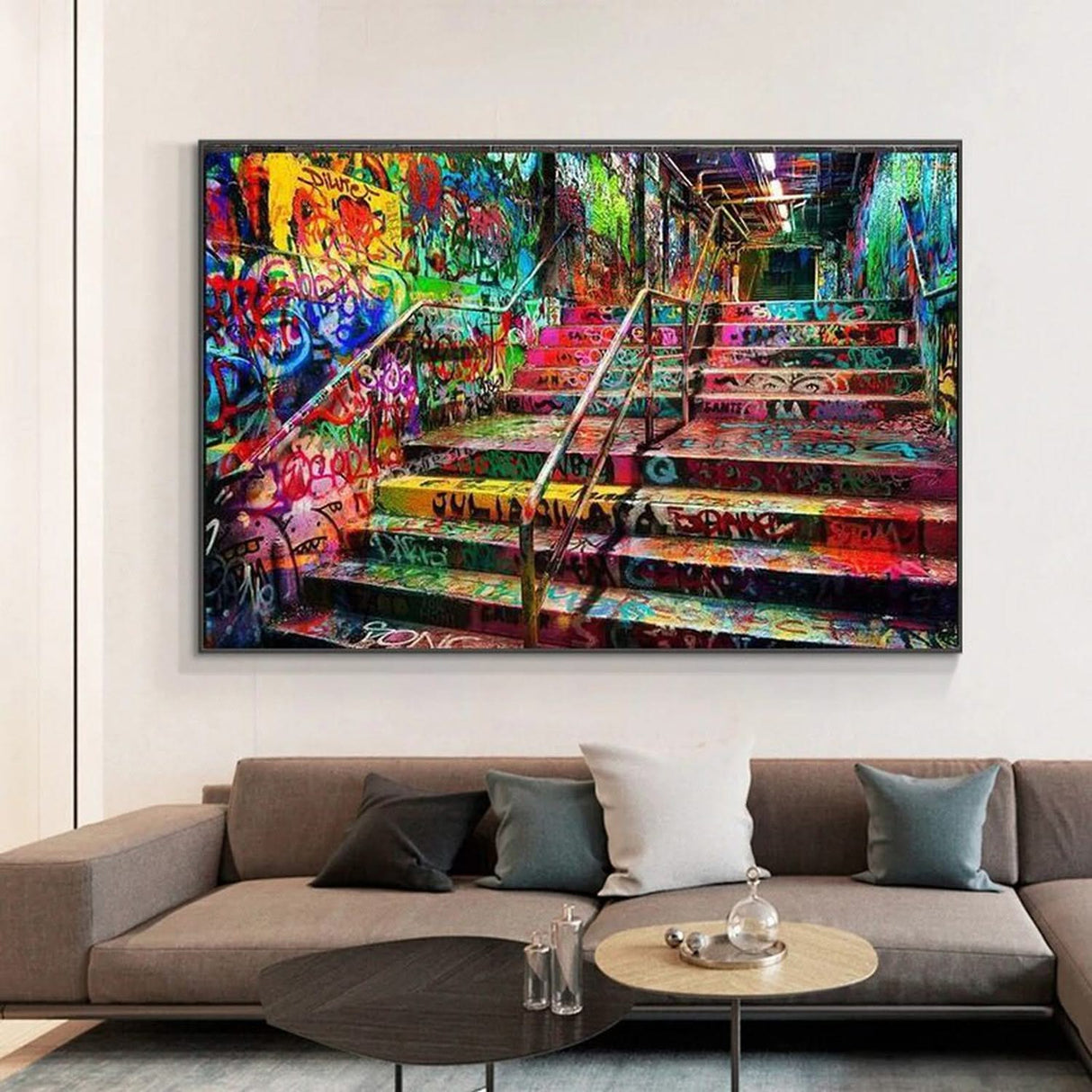 Stairs Canvas Wall Art – Immersive and Striking Décor-ChandeliersDecor.com