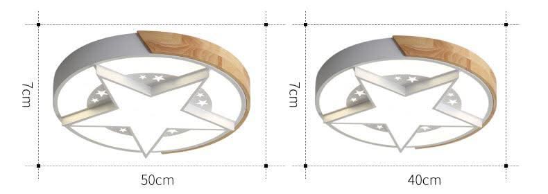 ChandeliersDecor.com-Kids Room Nursery Lighting-Star Ceiling Light | Kids Room Star Ceiling Light