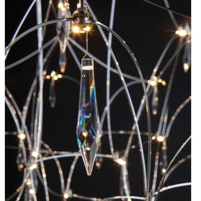 ChandeliersDecor.com-Chandeliers-Starry Crystal Minimalistic Chandelier