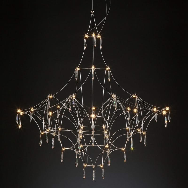 Starry Crystal Minimalistic Chandelier-ChandeliersDecor.com