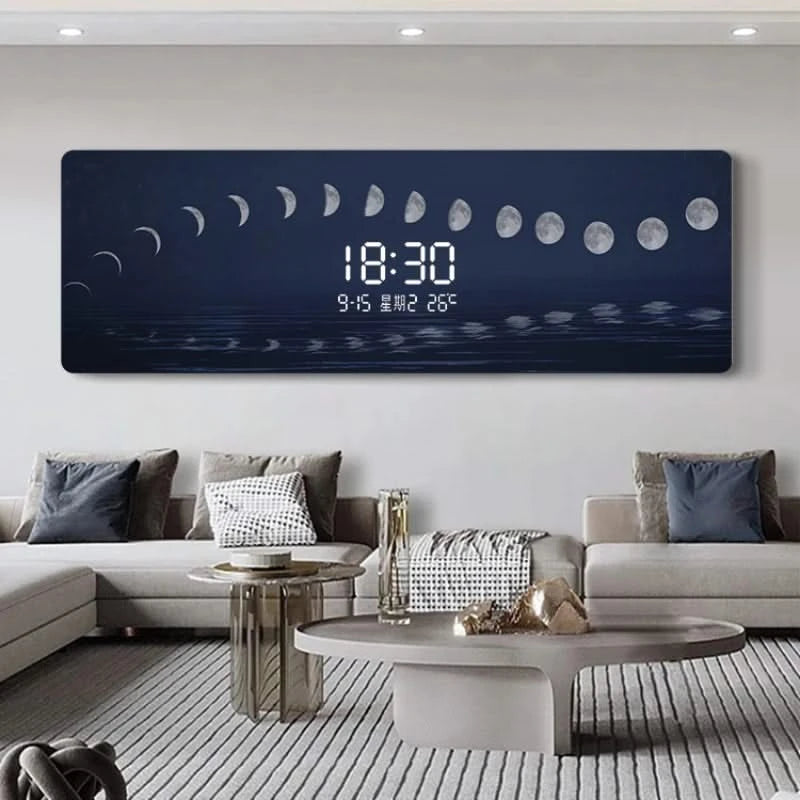 ChandeliersDecor.com-Wall Clocks-Starry Sky Digital Wall Clock