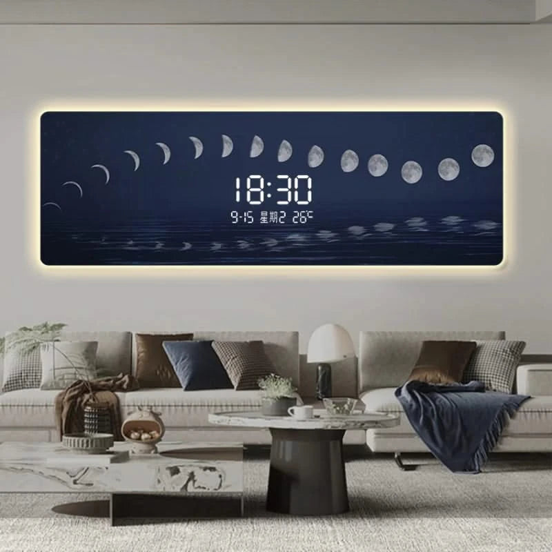 ChandeliersDecor.com-Wall Clocks-Starry Sky Digital Wall Clock