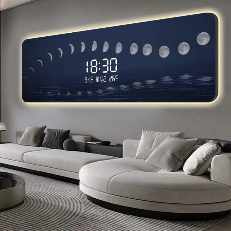 ChandeliersDecor.com-Wall Clocks-Starry Sky Digital Wall Clock