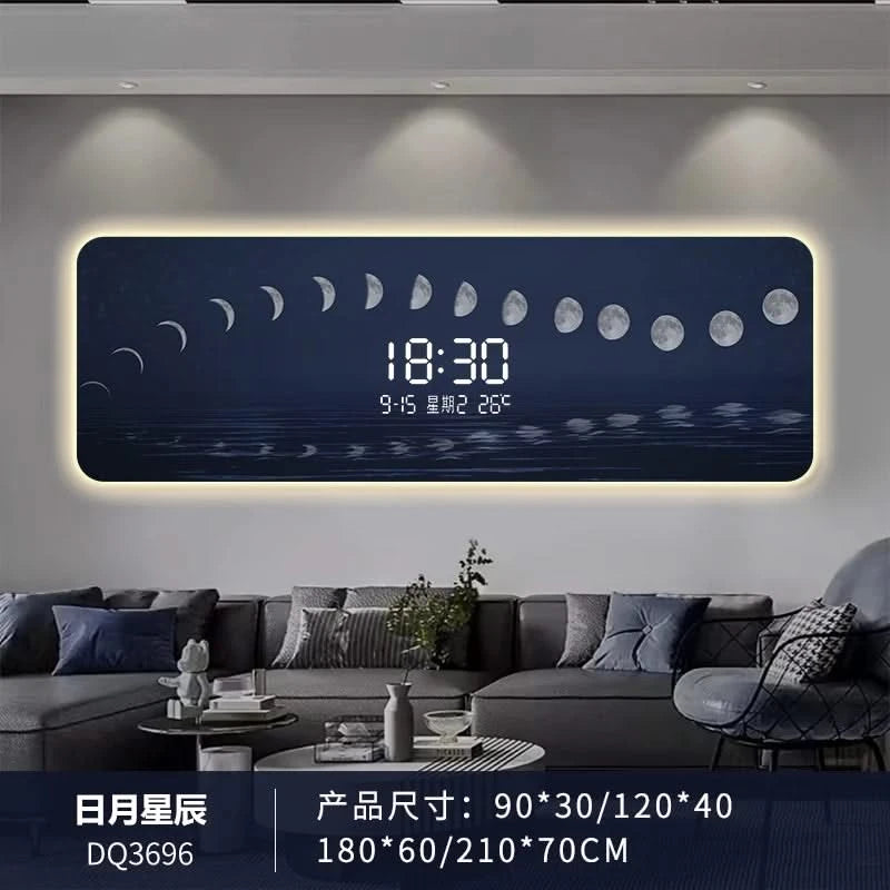 ChandeliersDecor.com-Wall Clocks-Starry Sky Digital Wall Clock