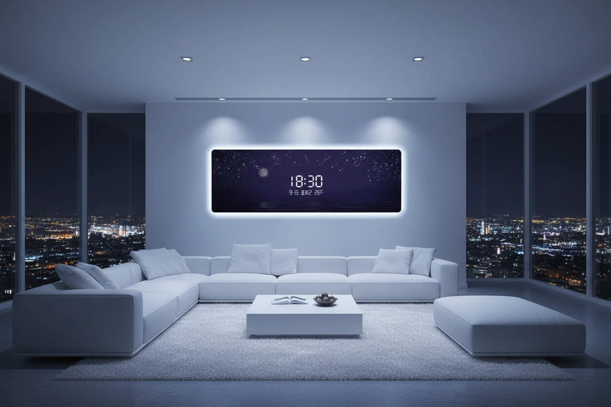 Starry Sky Digital Wall Clock-ChandeliersDecor.com
