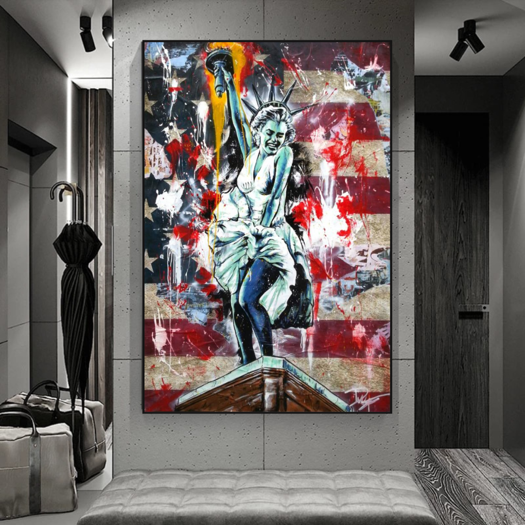 Statue of Liberty: Marilyn Monroe Poster - Tribute-ChandeliersDecor.com