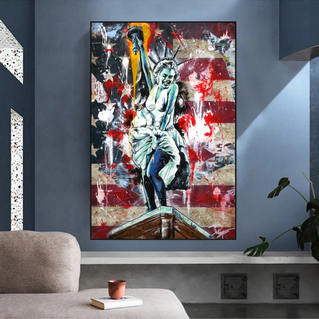 Statue of Liberty: Marilyn Monroe Poster - Tribute-ChandeliersDecor.com
