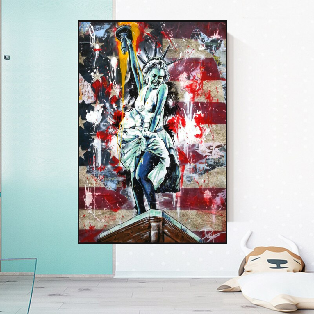 Statue of Liberty: Marilyn Monroe Poster - Tribute-ChandeliersDecor.com
