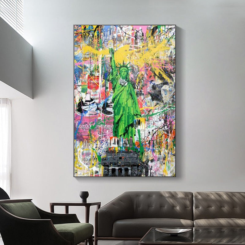 Statue of Liberty Poster: Stunning Celebrating Freedom-ChandeliersDecor.com