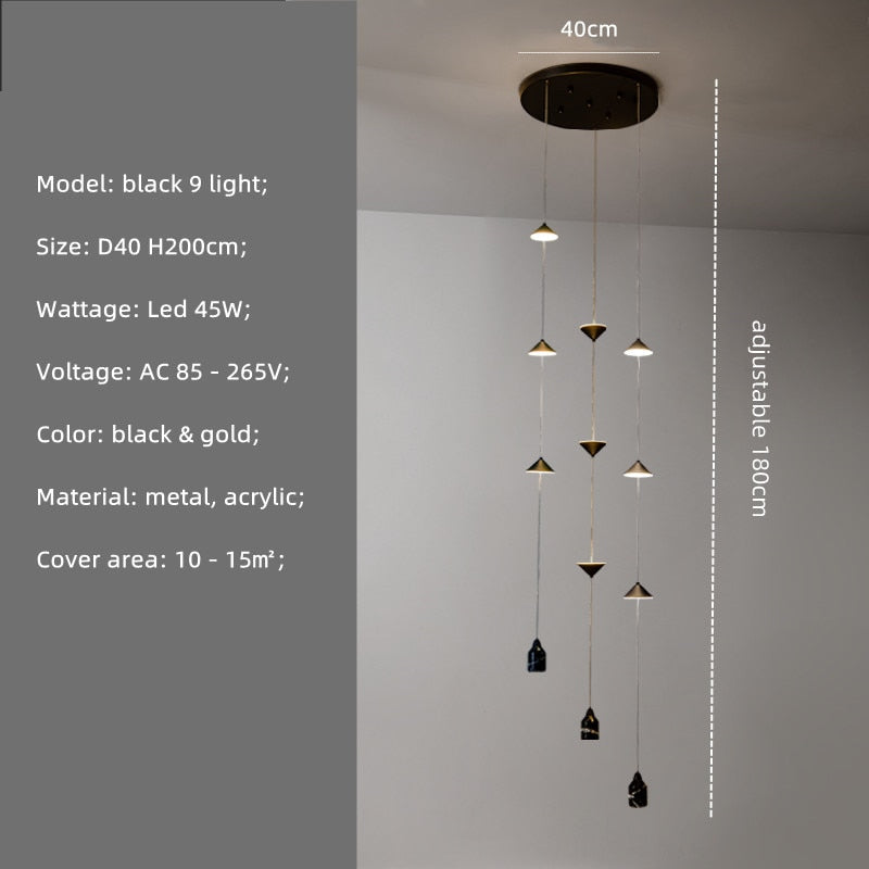ChandeliersDecor.com-Floor Lamp-String Bedside LED Adjustable Floor Lamp
