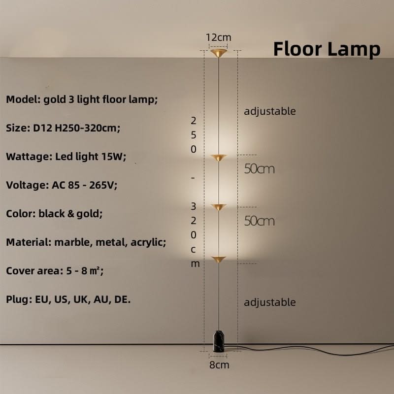 String Bedside LED Adjustable Floor Lamp-ChandeliersDecor.com