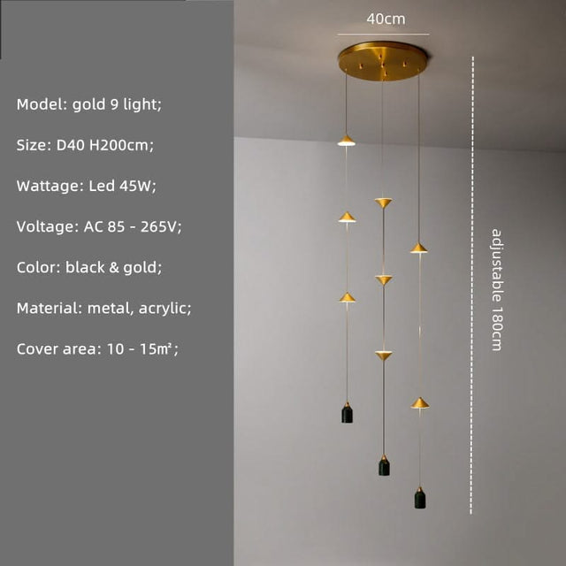 String Bedside LED Adjustable Floor Lamp-ChandeliersDecor.com
