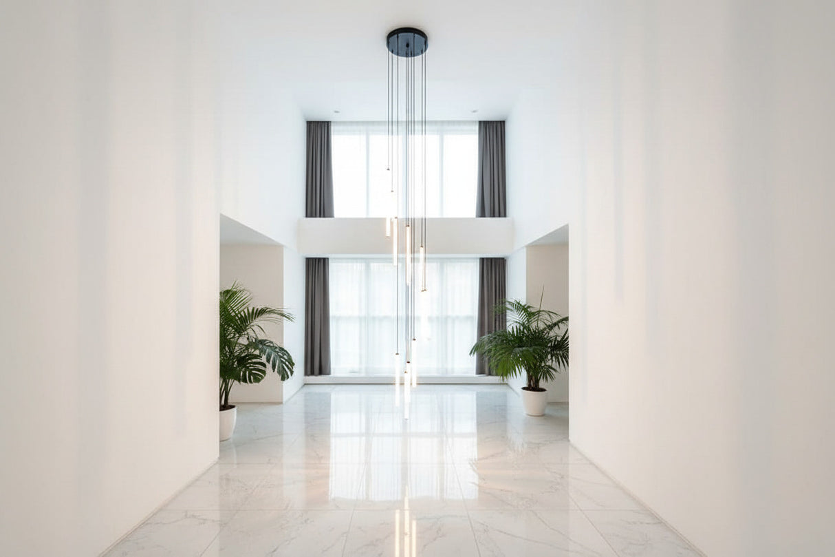 Strip Cylinders Chandelier - Sleek & Modern Lighting-ChandeliersDecor.com