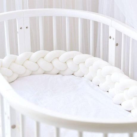 ChandeliersDecor.com-Crib Bumper-Stylish Cot Bumper: Crib Bumper for Modern Nurseries