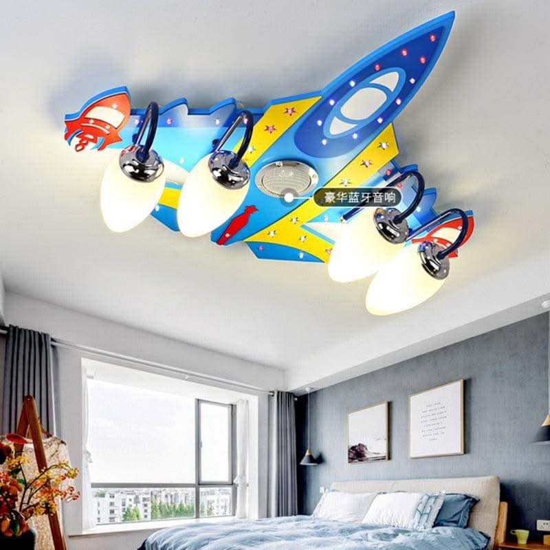 ChandeliersDecor.com-Kids Room Nursery Lighting-Stylish Plane Chandeliers Light - Illuminate Your Space
