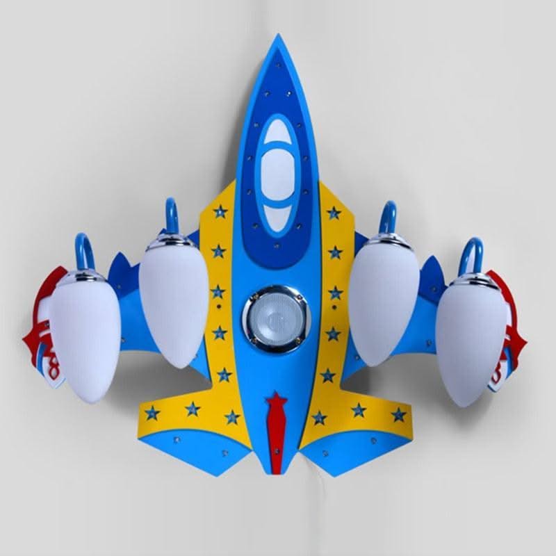 ChandeliersDecor.com-Kids Room Nursery Lighting-Stylish Plane Chandeliers Light - Illuminate Your Space
