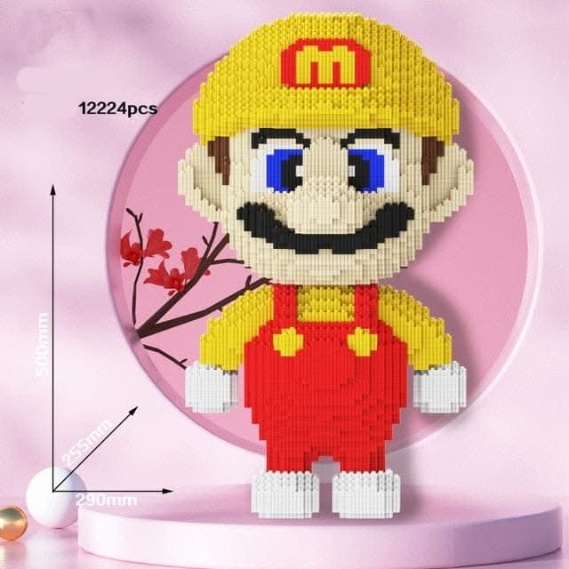 ChandeliersDecor.com-0-Super Mario Building Blocks Figurine - Authentic Collectible