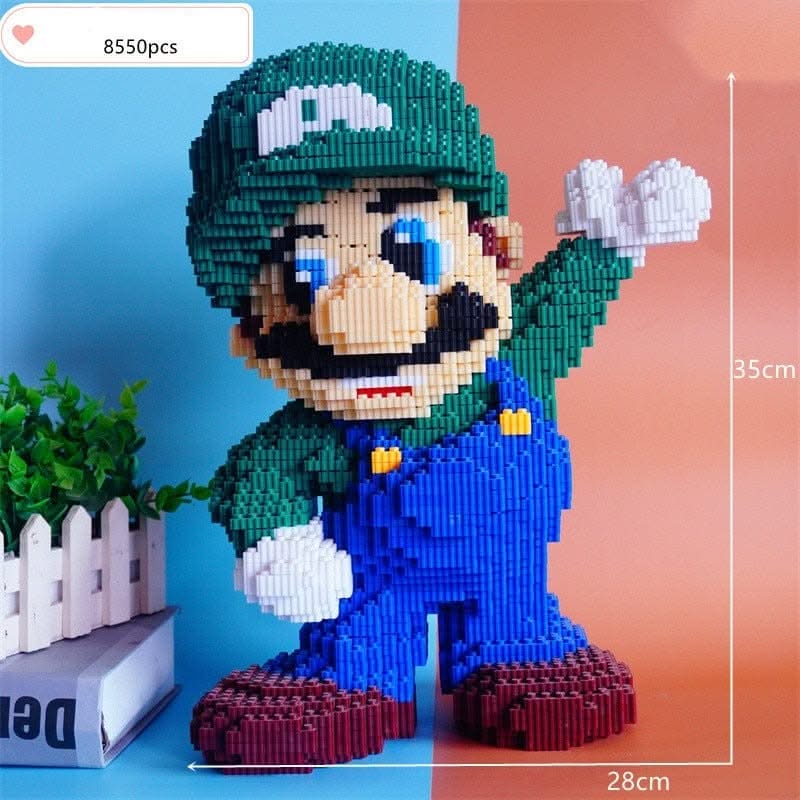ChandeliersDecor.com-0-Super Mario Building Blocks Figurine - Authentic Collectible