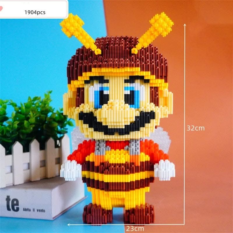 ChandeliersDecor.com-0-Super Mario Building Blocks Figurine - Authentic Collectible