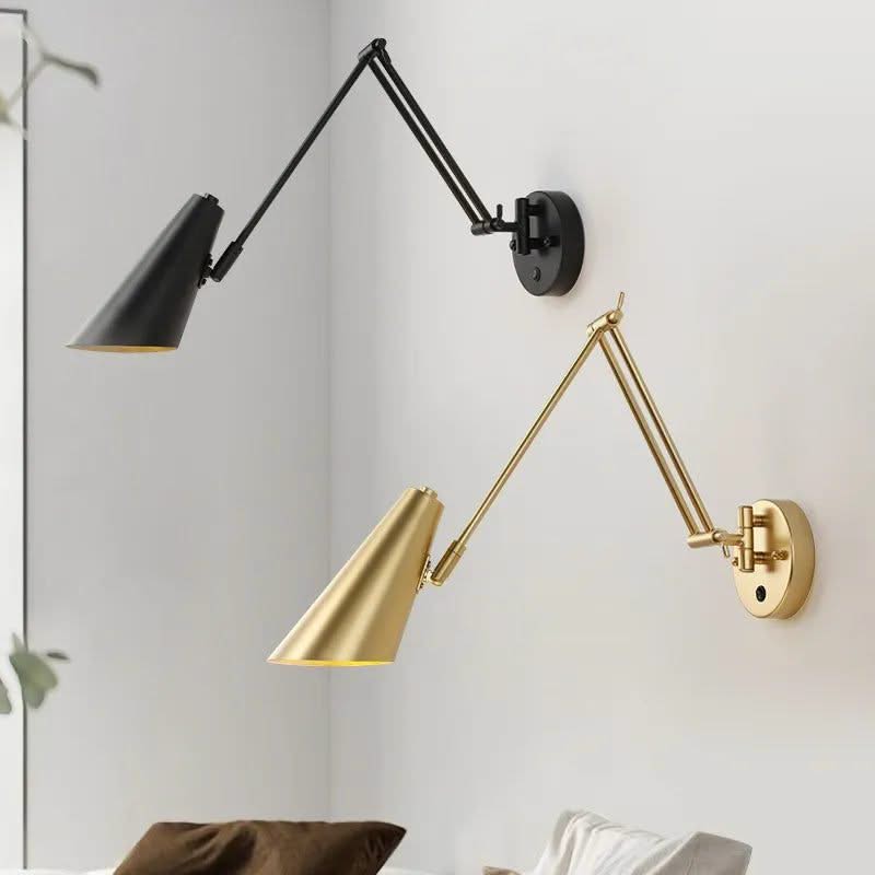 ChandeliersDecor.com-Wall Lights-Swing Long Arm Internal Touch Sensor Wall Lamp