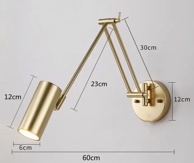 ChandeliersDecor.com-Wall Lights-Swing Long Arm Internal Touch Sensor Wall Lamp