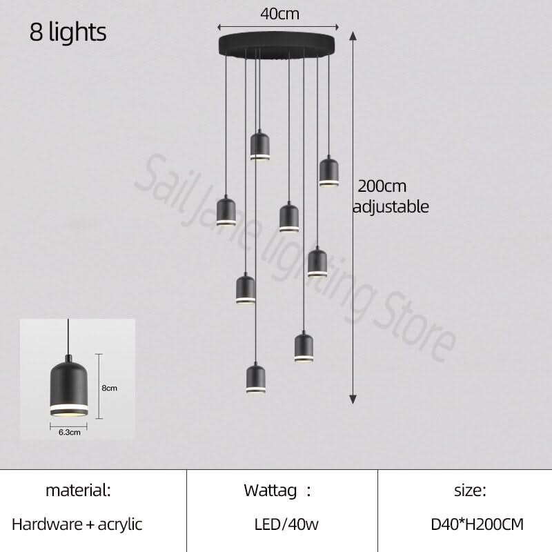 Swirl Staircase Chandelier: Elegant Lighting Solutions-ChandeliersDecor.com
