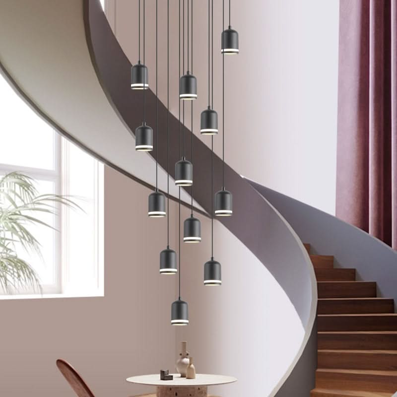 Swirl Staircase Chandelier: Elegant Lighting Solutions-ChandeliersDecor.com
