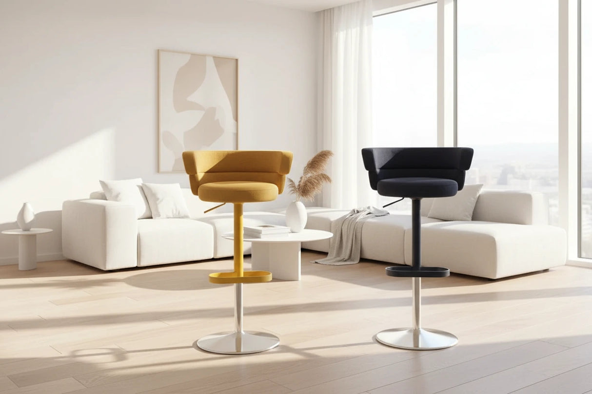 Swivel Bar Stool Banks, Kitchen Island counter Stool-ChandeliersDecor.com