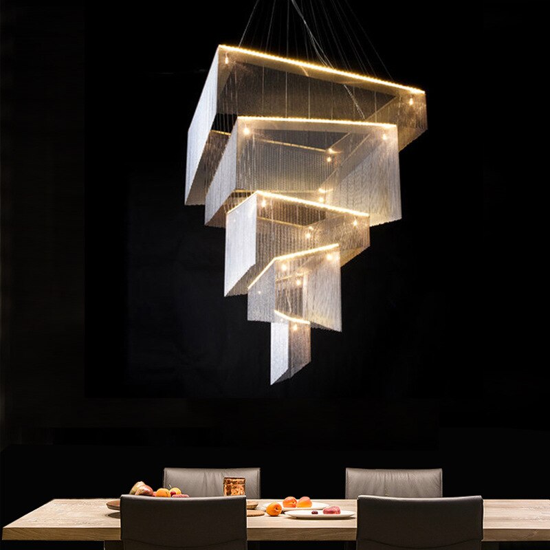 ChandeliersDecor.com-Chandeliers-Tassel Chain Chandelier: Transform Any Space