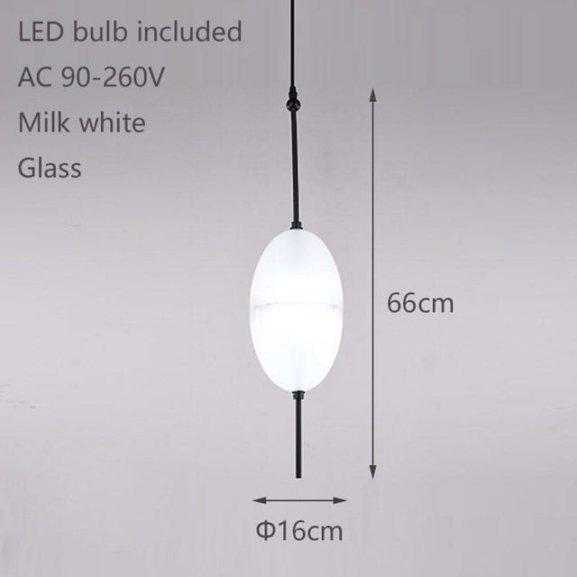 Tear Drops Style Glass Pendant Lights for Living Room-ChandeliersDecor.com