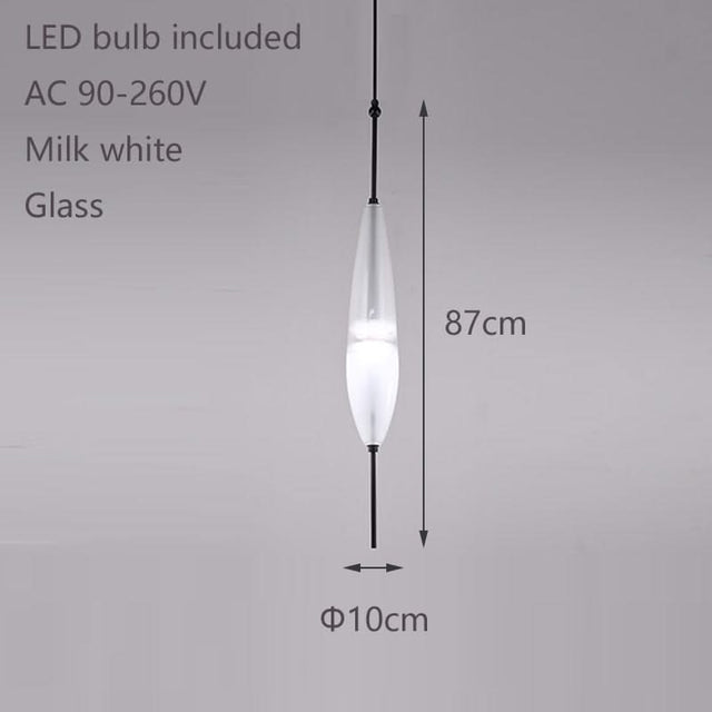 Tear Drops Style Glass Pendant Lights for Living Room-ChandeliersDecor.com