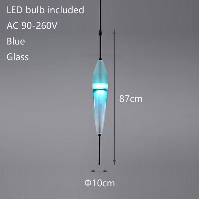 Tear Drops Style Glass Pendant Lights for Living Room-ChandeliersDecor.com