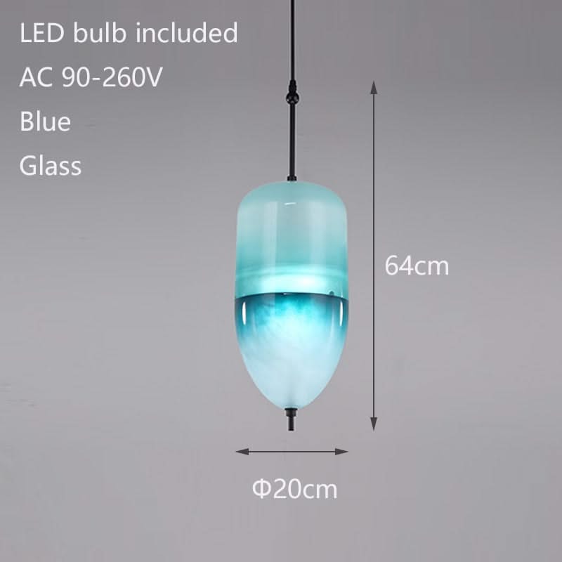 Tear Drops Style Glass Pendant Lights for Living Room-ChandeliersDecor.com