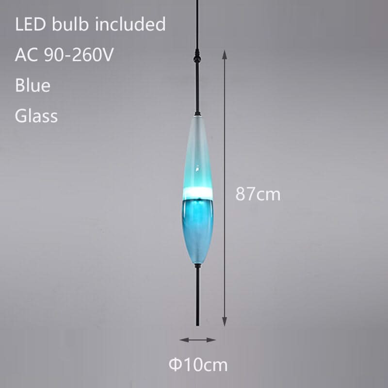 Tear Drops Style Glass Pendant Lights for Living Room-ChandeliersDecor.com