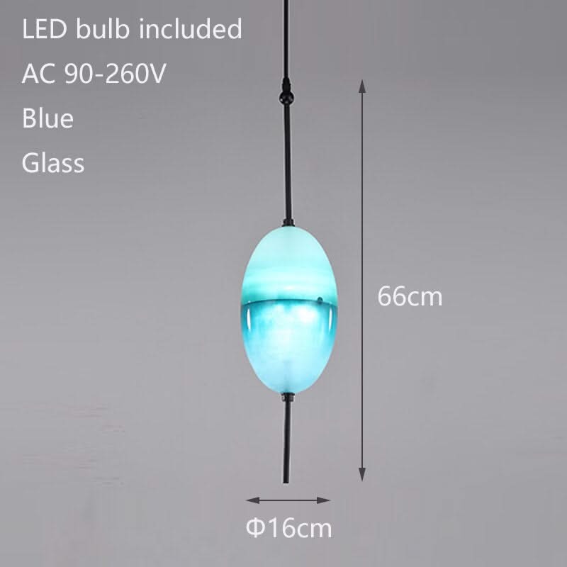 Tear Drops Style Glass Pendant Lights for Living Room-ChandeliersDecor.com