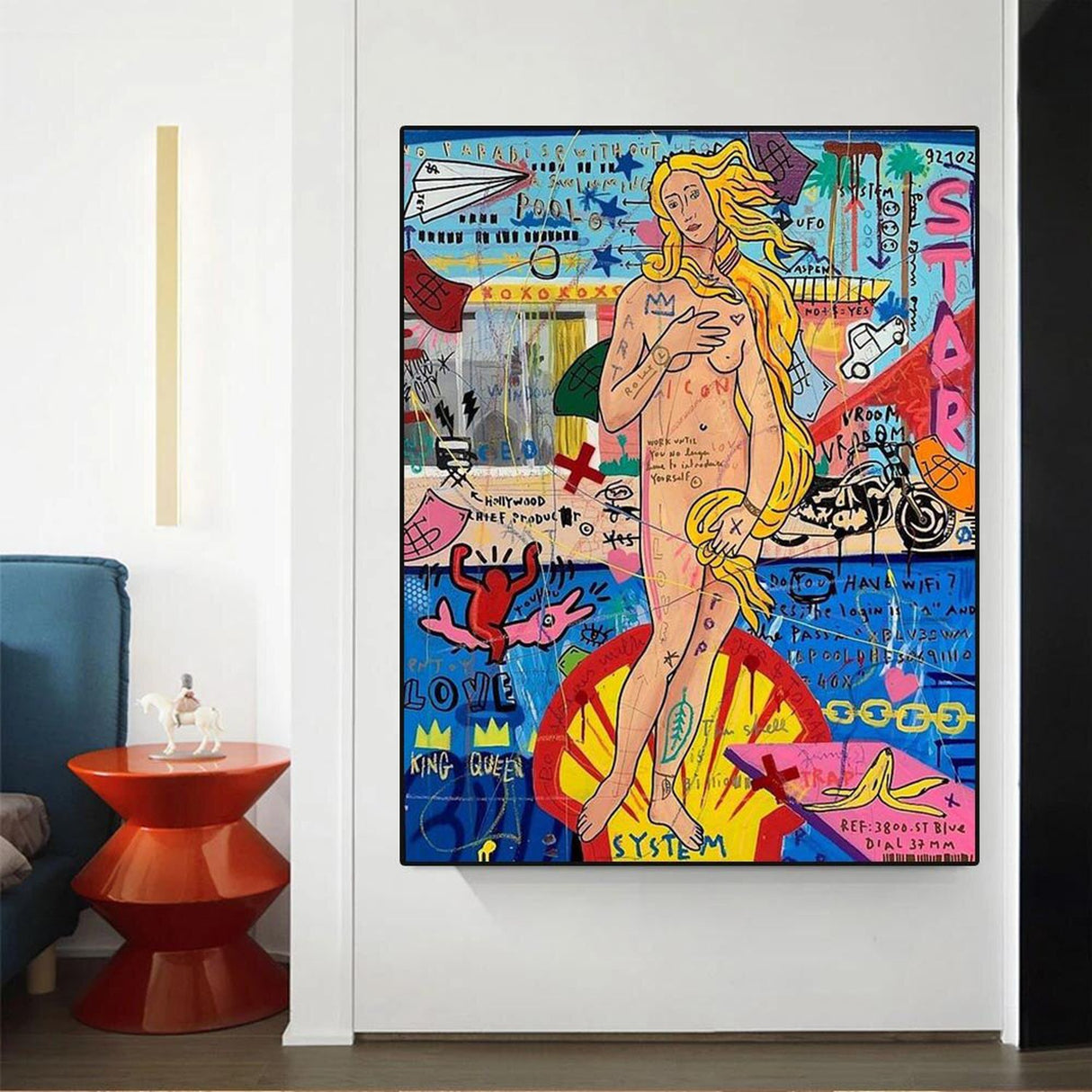 ChandeliersDecor.com-Wall Posters-The Birth Of Venus Poster Reproductions Canvas Wall Art